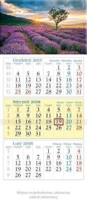 Kalendarz trójdzielny 2018 - Krajobraz KT10