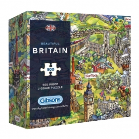 Gibsons, Puzzle 500: Piękna Brytania (G3430) - Maria Rabinky