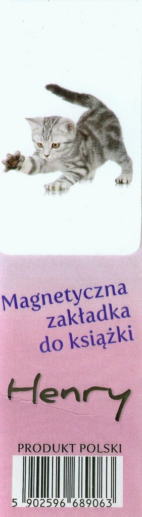 Magnetyczna zakładka do książki Kot mały