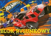 Blok rysunkowy A4 Hot Wheels z kolorowymi kartkami 16 kartek pomarańczowy - <br />