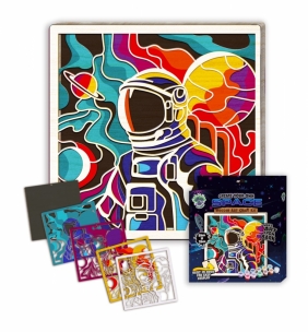 Zestaw do tworzenia obrazów z drewna - kosmos