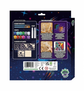 Zestaw do tworzenia obrazów z drewna - kosmos