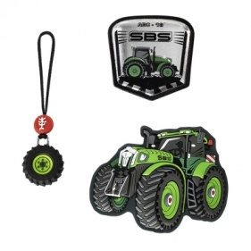 ZESTAW ELEMENTÓW WYMIENNYCH MAGIC MAGS SPACE "GREEN TRACTOR" DO PLECAKÓW
