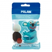Milan, modelina AIR-DRY samoutwardzalna 100 g - niebieska (9154152)
