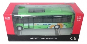 Alloy Models Autobus turystyczny światło/dźwięk zielony - <br />