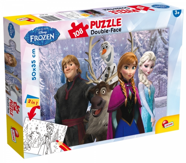 Puzzle dwustronne 108 - Frozen (49301)