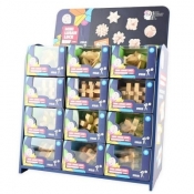 Puzzle drewniane IQ łamigłówki MIX