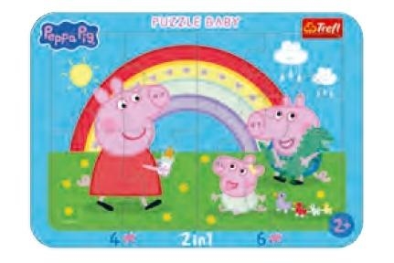 Puzzle ramkowe Baby - Mała Peppa TREFL