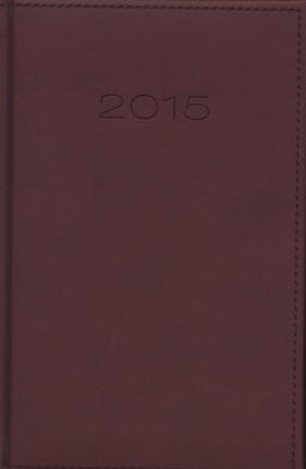 Kalendarz 2015 B6 41D Virando bordowy - <br />