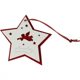 Dekoracje zawieszka gwiazda (414528)
