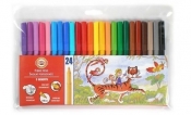 Flamastry zmywalne, 24 kolory (771002/BD)