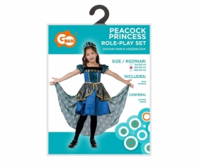 Strój dla dzieci Pawia Księżniczka rozm.120/130cm