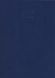 Kalendarz 2015 Książkowy Tygodniowy A5 Balacron niebieski - <br />