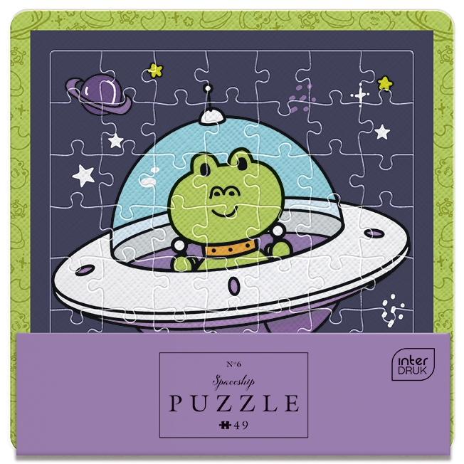 Puzzle w ramce 49: Cute 6 - Spaceship