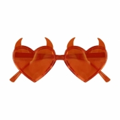 Okulary serca z rogami