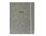 Kalendarz 2019 KKA4DL ksi A4 dziennyLUX szary