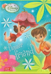 Zeszyt A5 Disney Wróżki w 3 linie 16 kartek flower friend - <br />