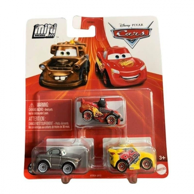 Cars mikroautka 3szt