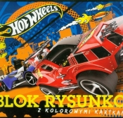 Blok rysunkowy A4 Hot Wheels z kolorowymi kartkami 16 kartek rakiety - <br />