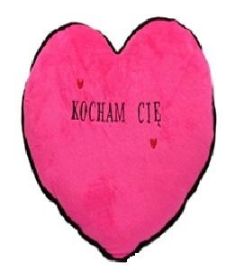 Poduszka Serce - Kocham Cię 43cm