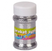 Brokat sypki srebrny 43g