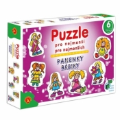 Puzzle dla maluszków - Lalki CZ/SK ALEX