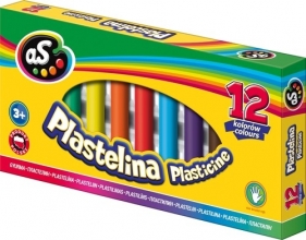 Plastelina AS, 12 kolorów Astra (303219003) (Uszkodzone opakowanie)