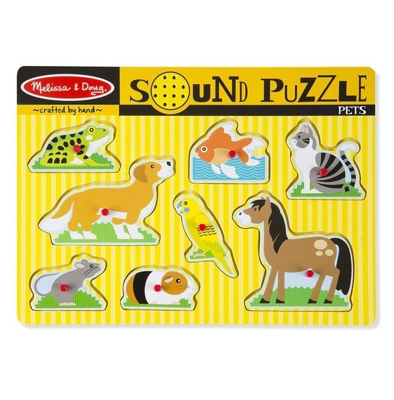 Puzzle dźwiękowe - Zwierzęta (10730)