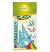 Zestaw geometryczny, 4 elementy - niebieski (CR610)