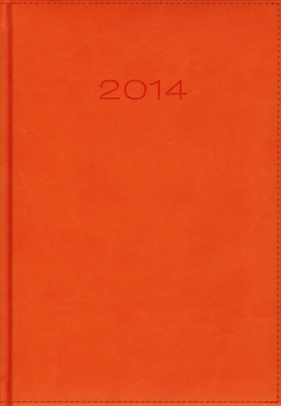Kalendarz 2014 A5 21DR Pomarańczowy dzienny - <br />