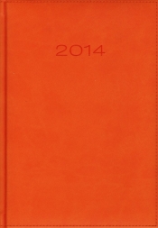 Kalendarz 2014 A5 21DR Pomarańczowy dzienny - <br />