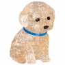 Crystal puzzle Pudel Morelowy