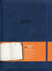 Kalendarz 2019 KKA4DL ksi A4 dziennyLUX granat