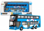 Autobus piętrowy wycieczkowy 1:42 niebieski