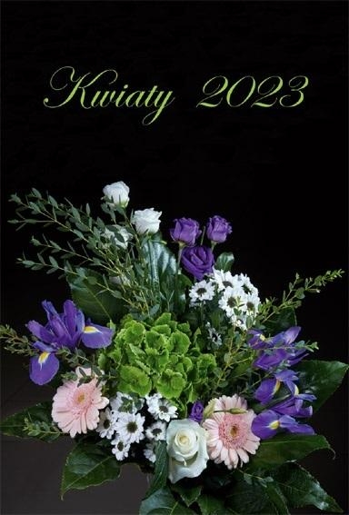 Kalendarz 2023 Ścienny wieloplanszowy Kwiaty