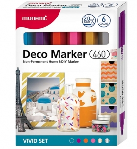 Markery akrylowe Deco Marker B 460 6 kol. Vivid MonAmi (2080001502)