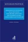 Obligation of continuing legal education for lawyers (advocates and Hanna Wolska