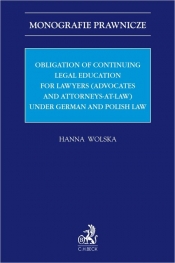 Obligation of continuing legal education for lawyers (advocates and attorneys-at-law) - Hanna Wolska