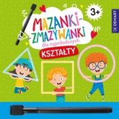 Mazanki-zmazywanki dla najmłodszych 3+ Kształty - Anna Borchard
