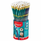 Ołówek Dragon HB z gumką (72szt) MAPED