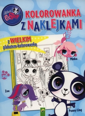 Littlest Pet Shop Kolorowanka z naklejkami - <br />