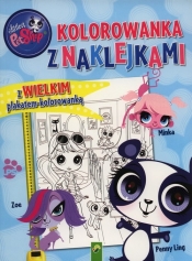 Littlest Pet Shop Kolorowanka z naklejkami - <br />