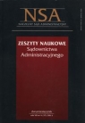 Zeszyty Naukowe Sądownictwa Administracyjnego 4/2011