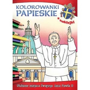 Kolorowanki papieskie. Ulubione miejsca Świętego Jana Pawła II