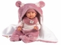 Lalka bobas Mimi płacząca z kocyko-przewijak. 42cm