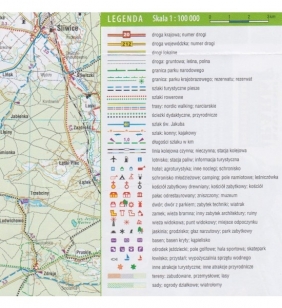 Kaszuby dla aktywnych, 1:100 000 - mapa turystyczna (02-20-360) - Opracowanie zbiorowe