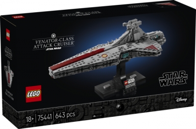 <img src='https://webimage.pl/pics/304/3/d5702018063002.jpg' style='height:440px' /> LEGO Star Wars Krążownik szturmowy typu Venator 75441