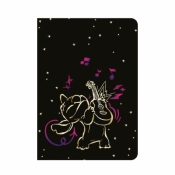 Zeszyt A5 60k. linia Disney Gold Stitch wzór 3