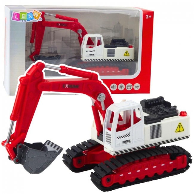 <img src='https://webimage.pl/pics/304/7/d5905991087304.jpg' style='height:440px' /> Koparka gąsienicowa metalowa ruchoma łyżka