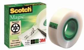 Taśma biurowa Magic Scotch 19x10mm 810 (3M-UU003122981)